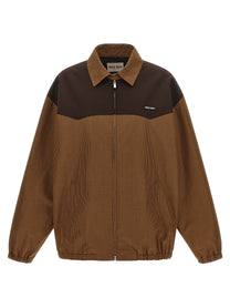 Miu Miu Vichy Blouson Brown