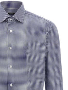 Barba Vichy Shirt Blue, view 3