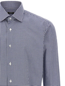 Barba Vichy Shirt Blue