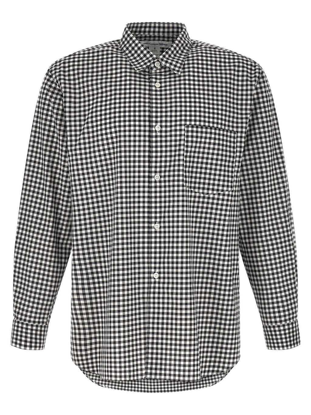 Comme Des Garcons Shirt Vichy Shirt Black