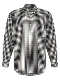Comme Des Garcons Shirt Vichy Shirt Black