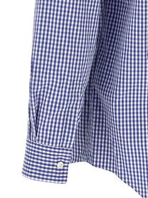 Comme Des Garcons Shirt Vichy Shirt Blue