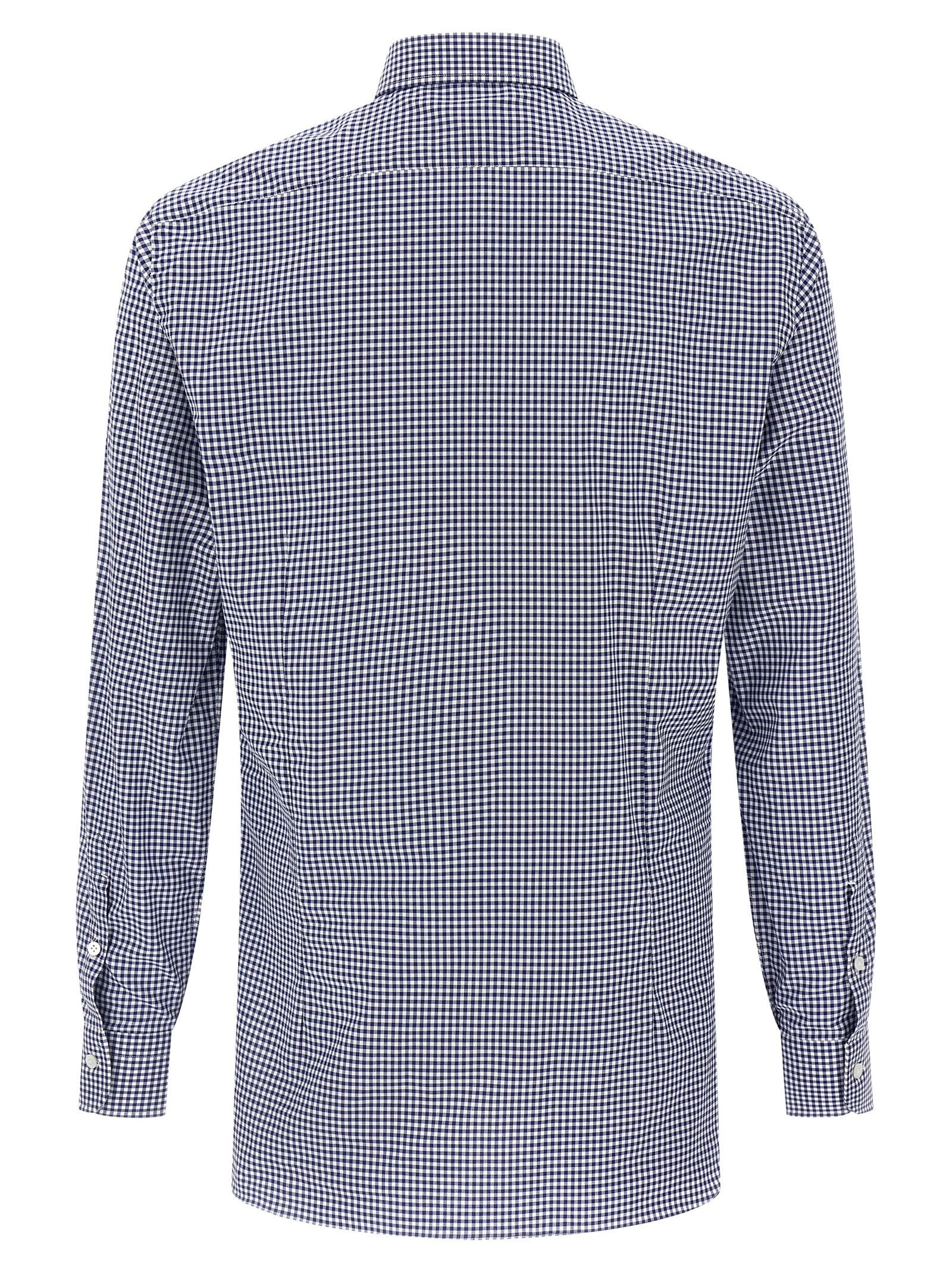 Barba Vichy Shirt Blue