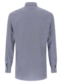 Barba Vichy Shirt Blue
