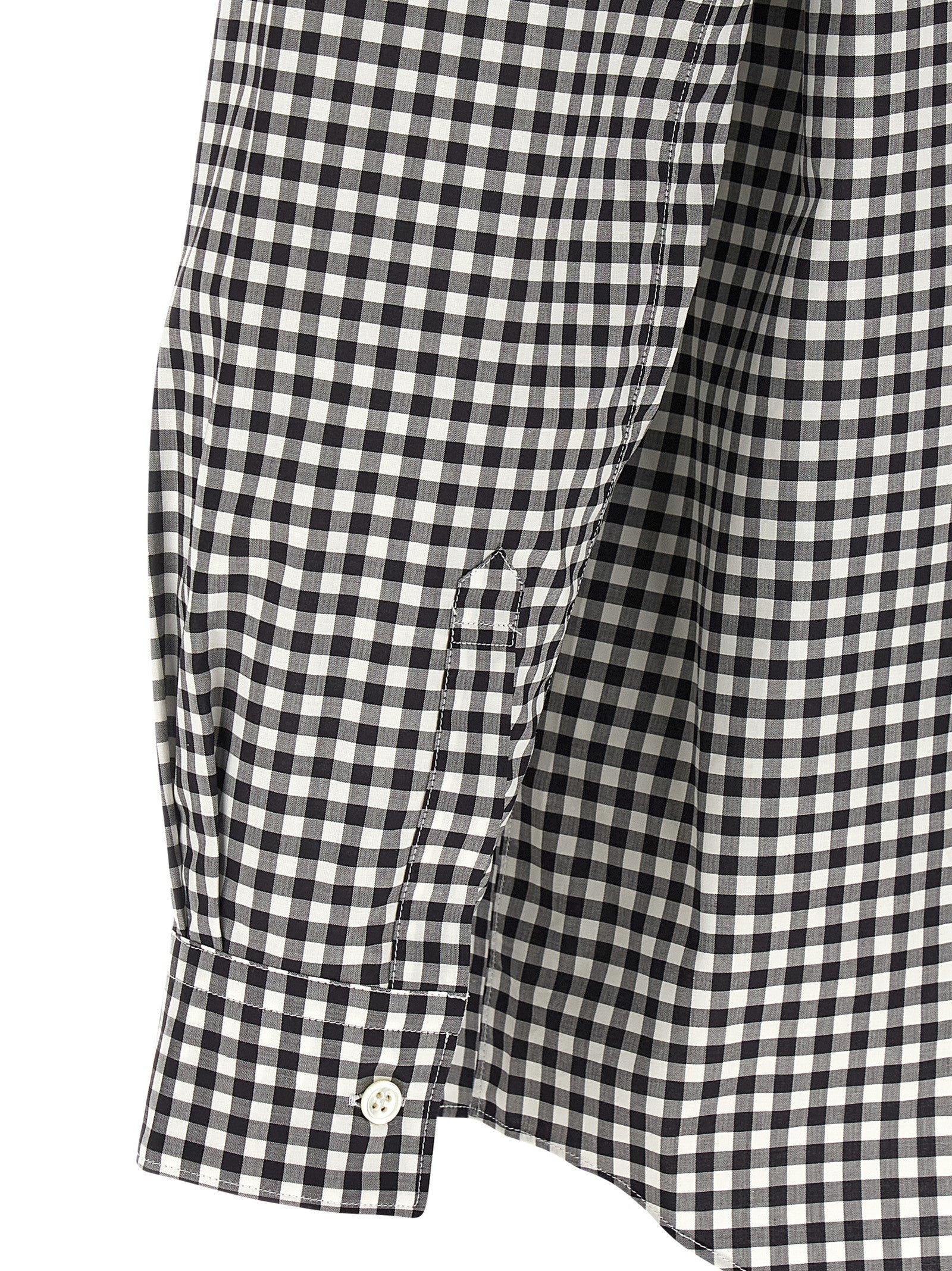 Comme Des Garcons Shirt Vichy Shirt Black