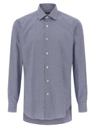 Barba Vichy Shirt Blue