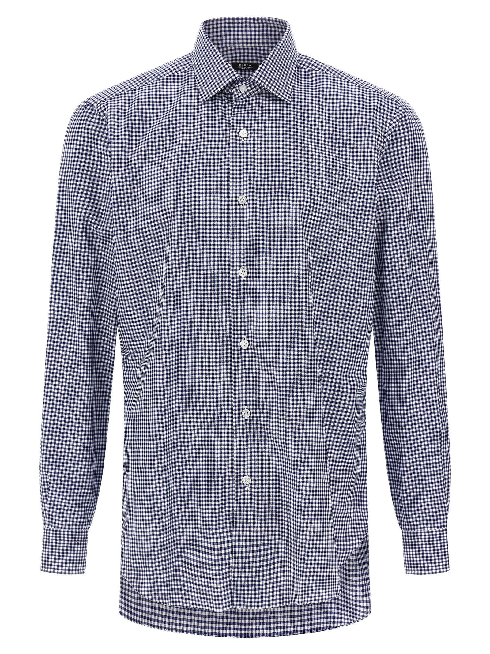Barba Vichy Shirt Blue