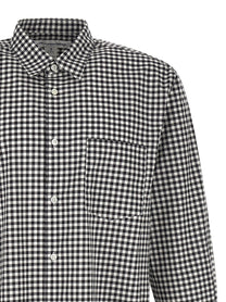 Comme Des Garcons Shirt Vichy Shirt Black