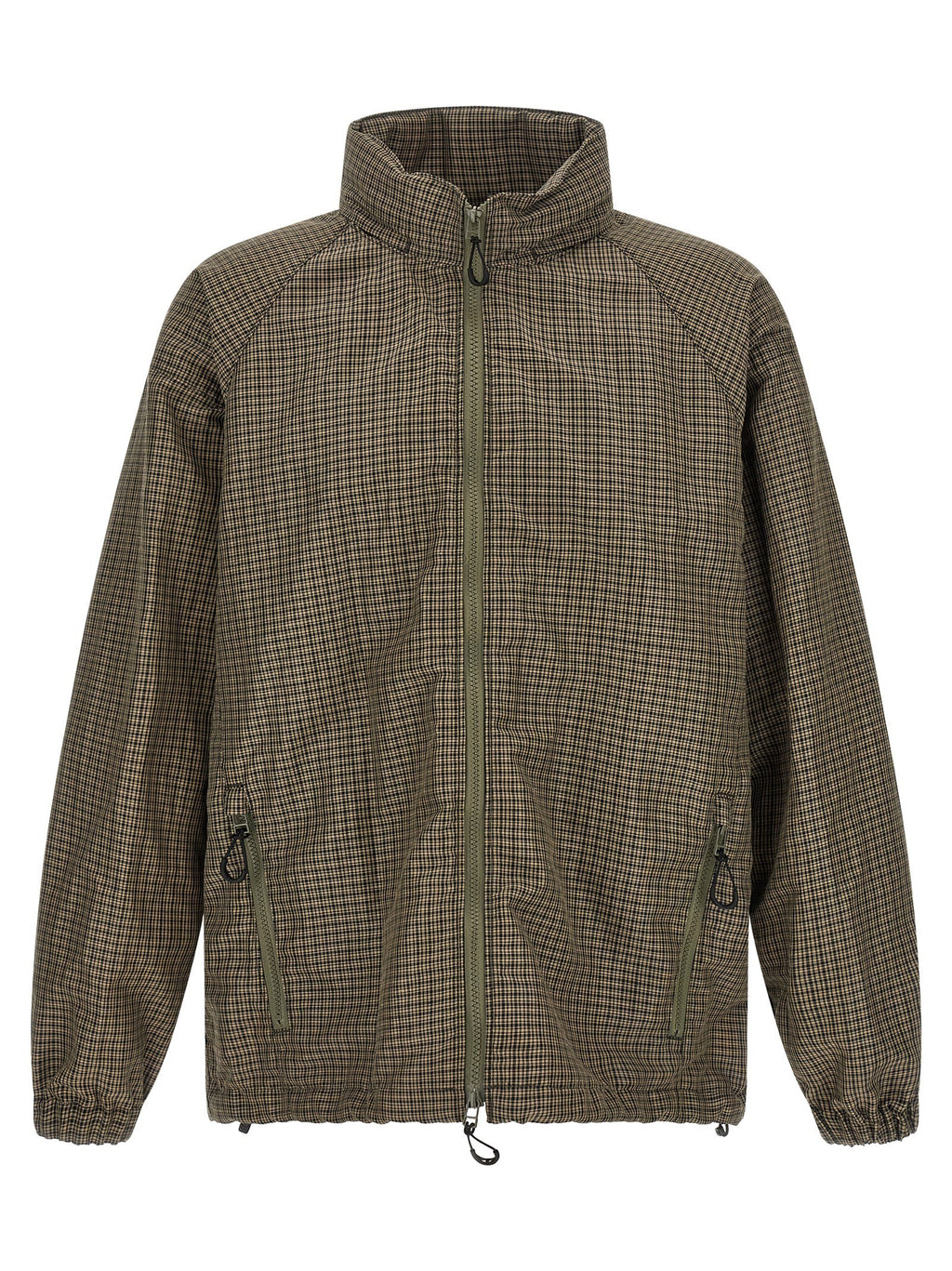 Comme Des Garҫons Homme Vichy Windbreaker Green