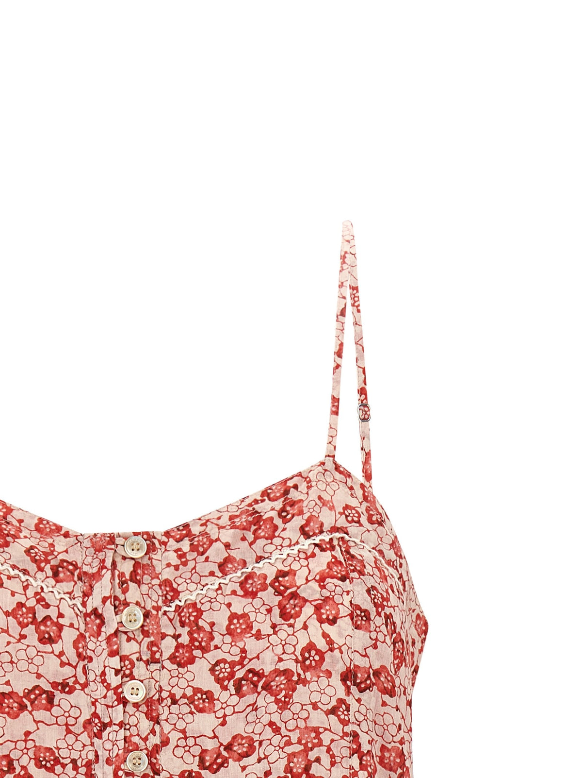 Isabel Marant Étoile Vickia Jumpsuit Red