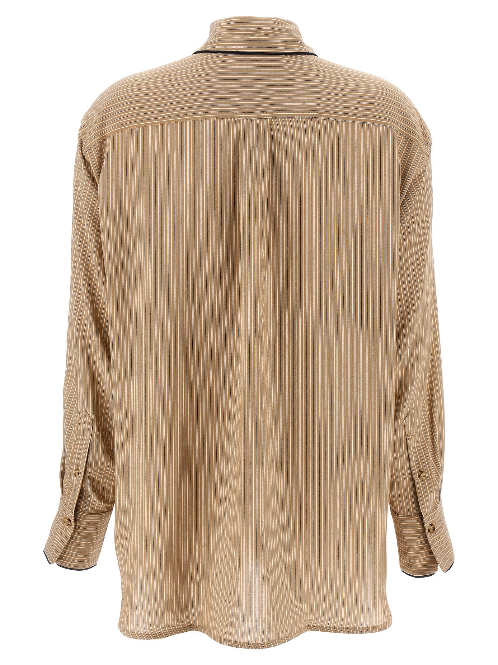 VICTORIA BECKHAM - VICTORIA BECKHAM - ’Piping Detail Pyjama’ shirt - Women’s Top