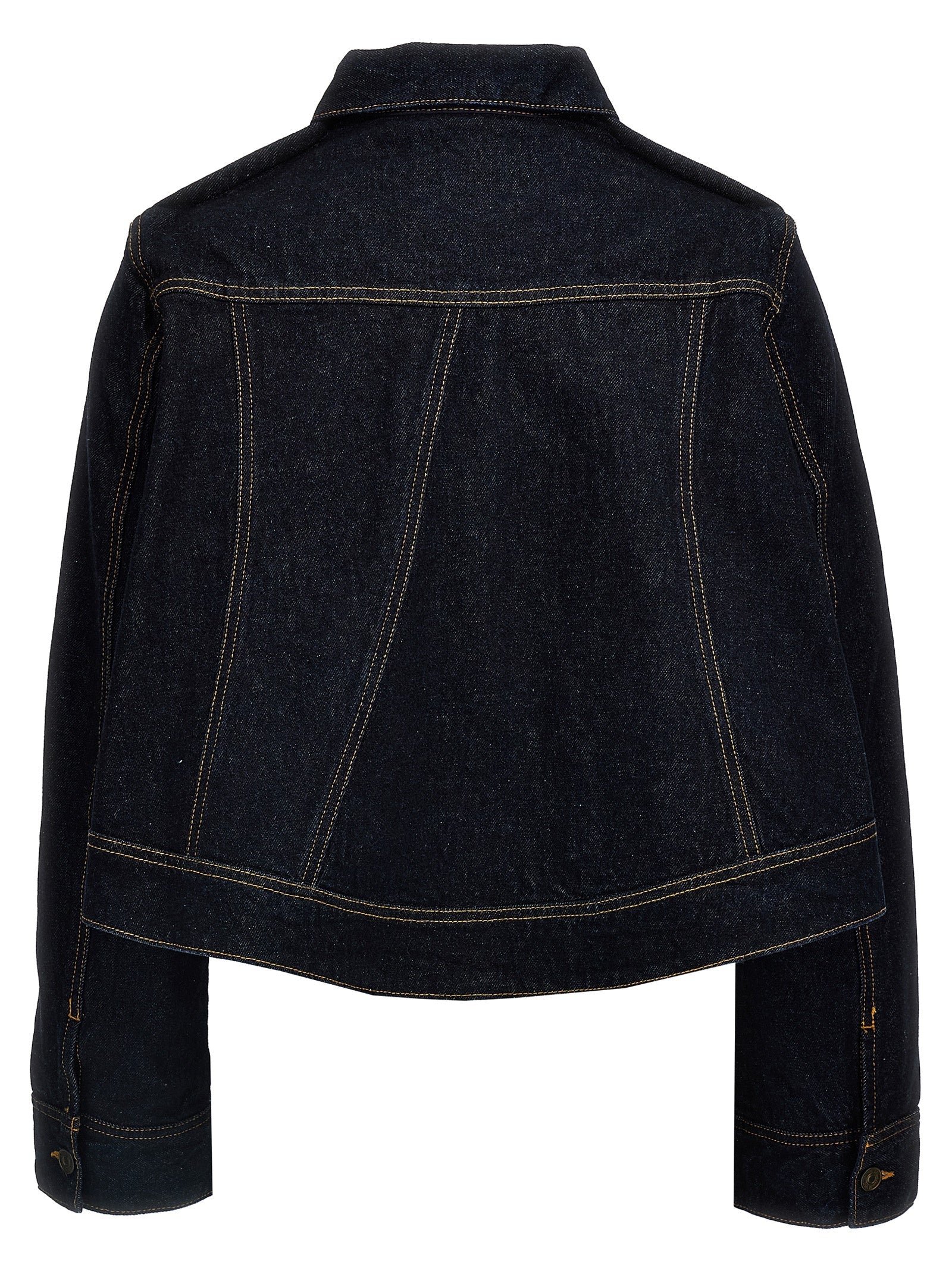 VICTORIA BECKHAM - VICTORIA BECKHAM - Denim cropped jacket - Women’s Outerwear