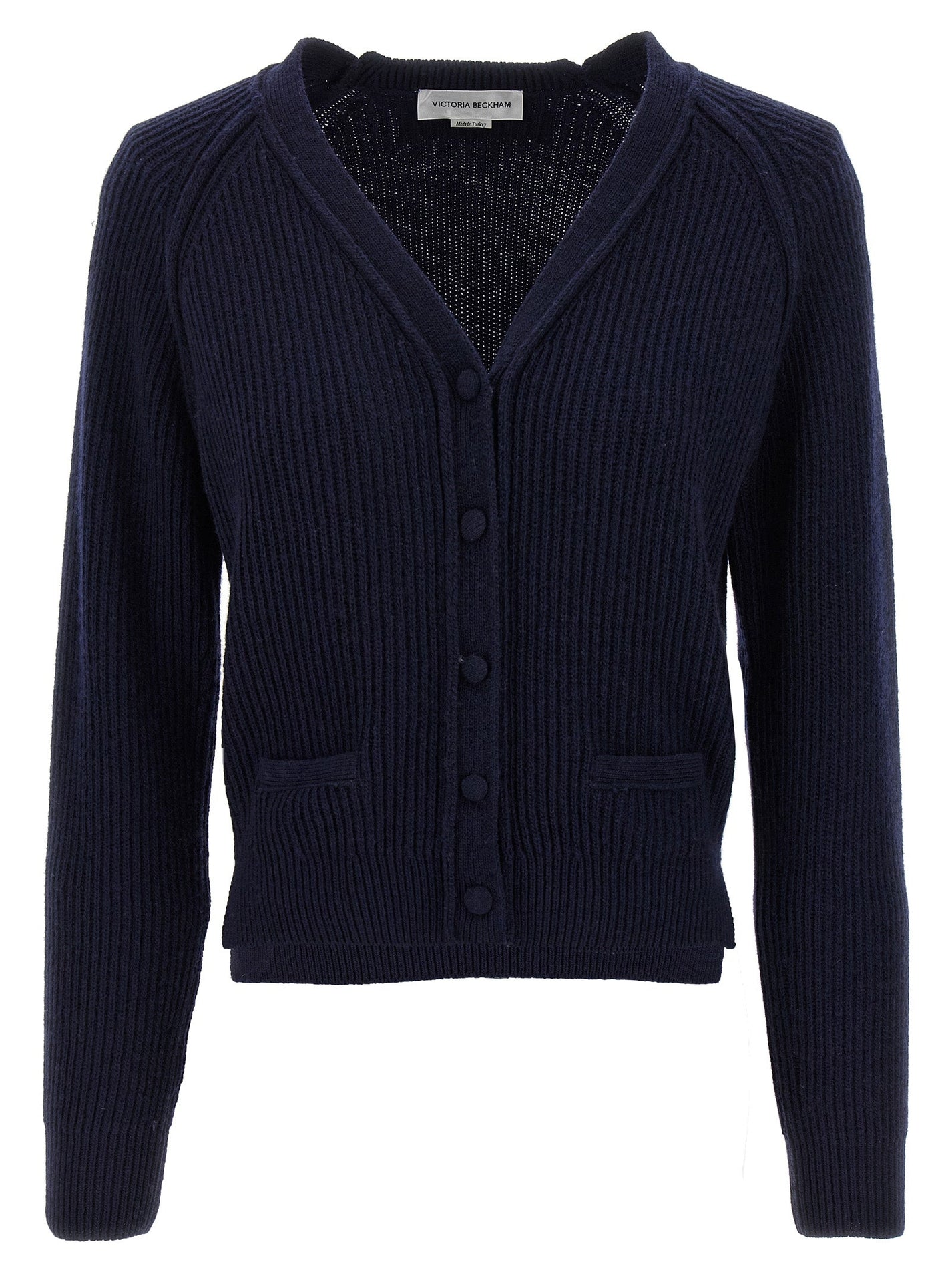 VICTORIA BECKHAM - VICTORIA BECKHAM - ’Stepped Hem’ cardigan - Women’s Knitwear
