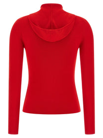 VICTORIA BECKHAM - VICTORIA BECKHAM - Hooded cardigan - Women’s Knitwear