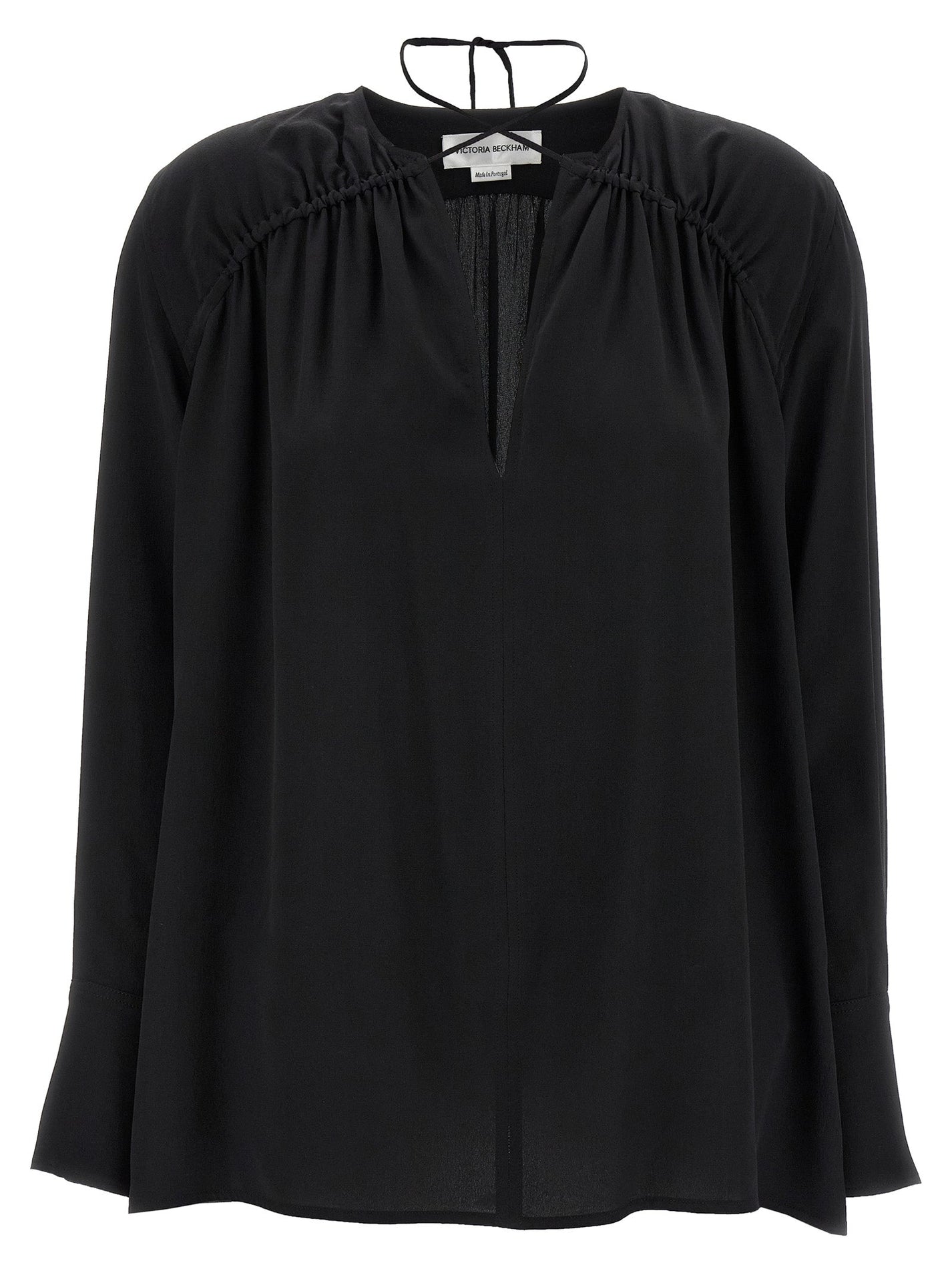 VICTORIA BECKHAM - VICTORIA BECKHAM - ’Gather Detail Tie’ blouse - Women’s Tops
