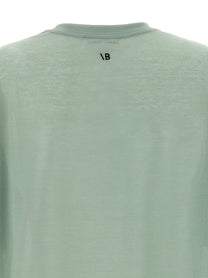 VICTORIA BECKHAM - VICTORIA BECKHAM - Logo embroidery t-shirt - Women’s Tops