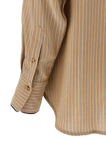 VICTORIA BECKHAM - VICTORIA BECKHAM - ’Piping Detail Pyjama’ shirt - Women’s Top