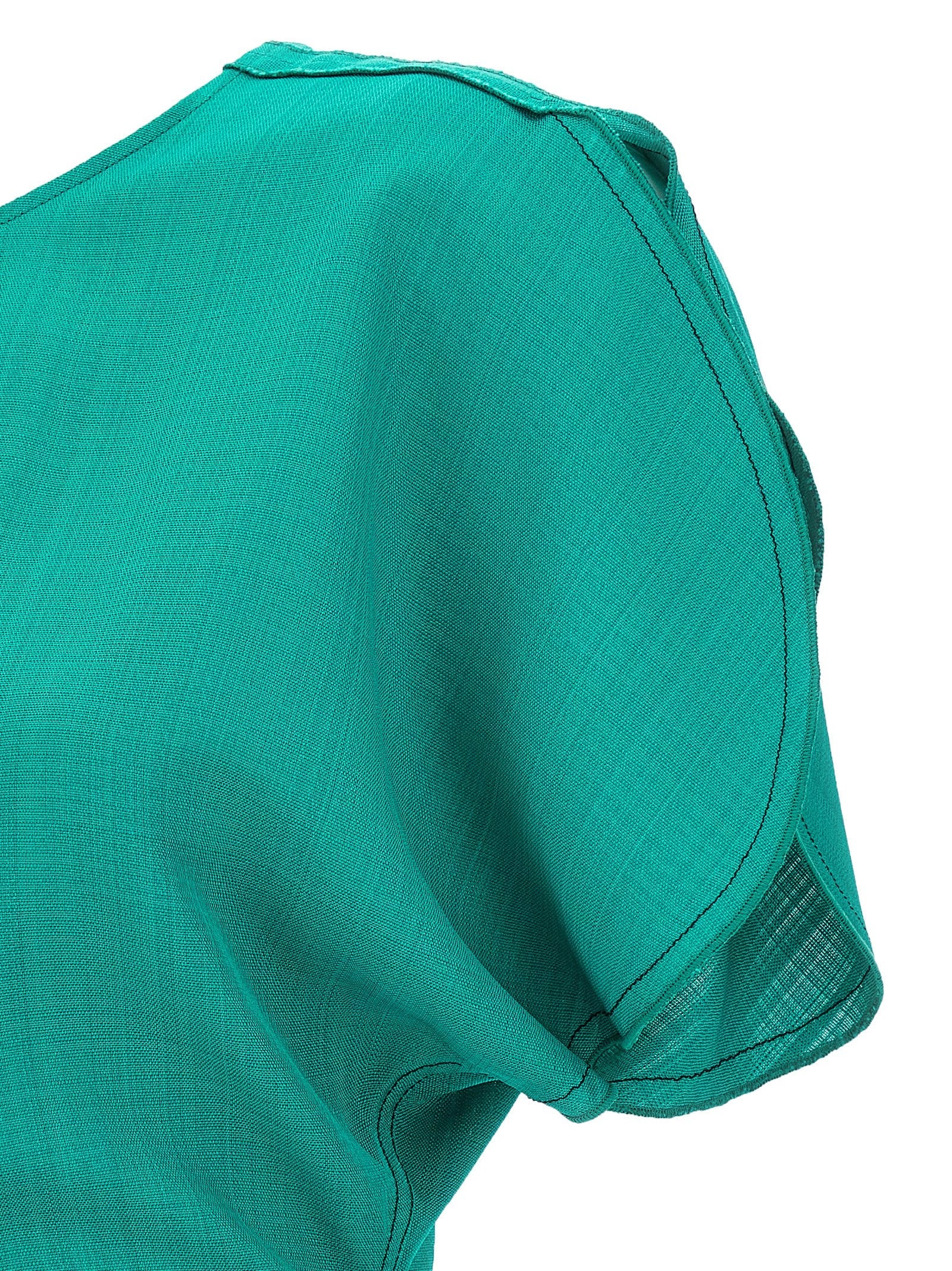 VICTORIA BECKHAM - VICTORIA BECKHAM - ’Gathered Waist Midi’ dress - Women’s Clothing