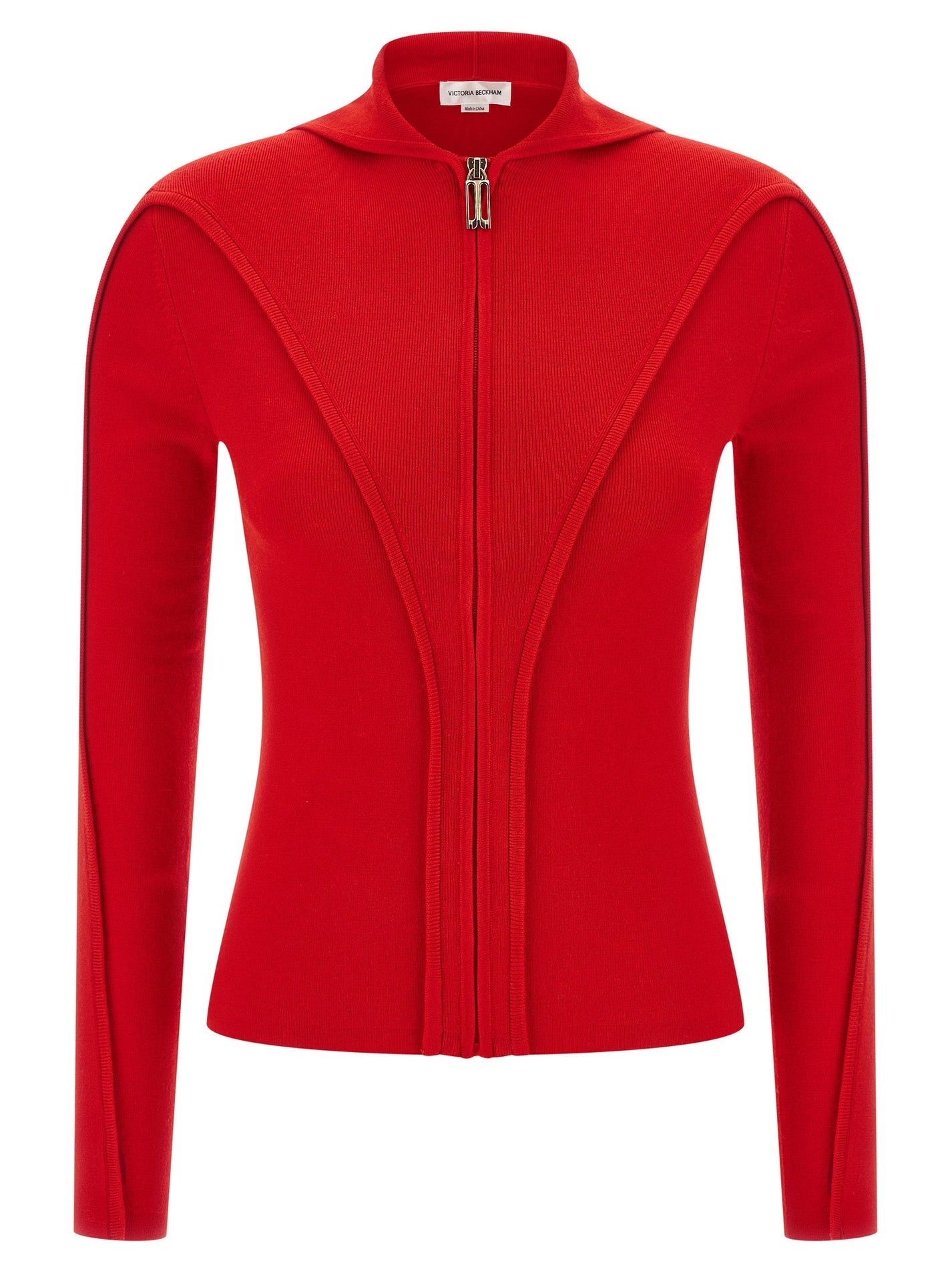 VICTORIA BECKHAM - VICTORIA BECKHAM - Hooded cardigan - Women’s Knitwear