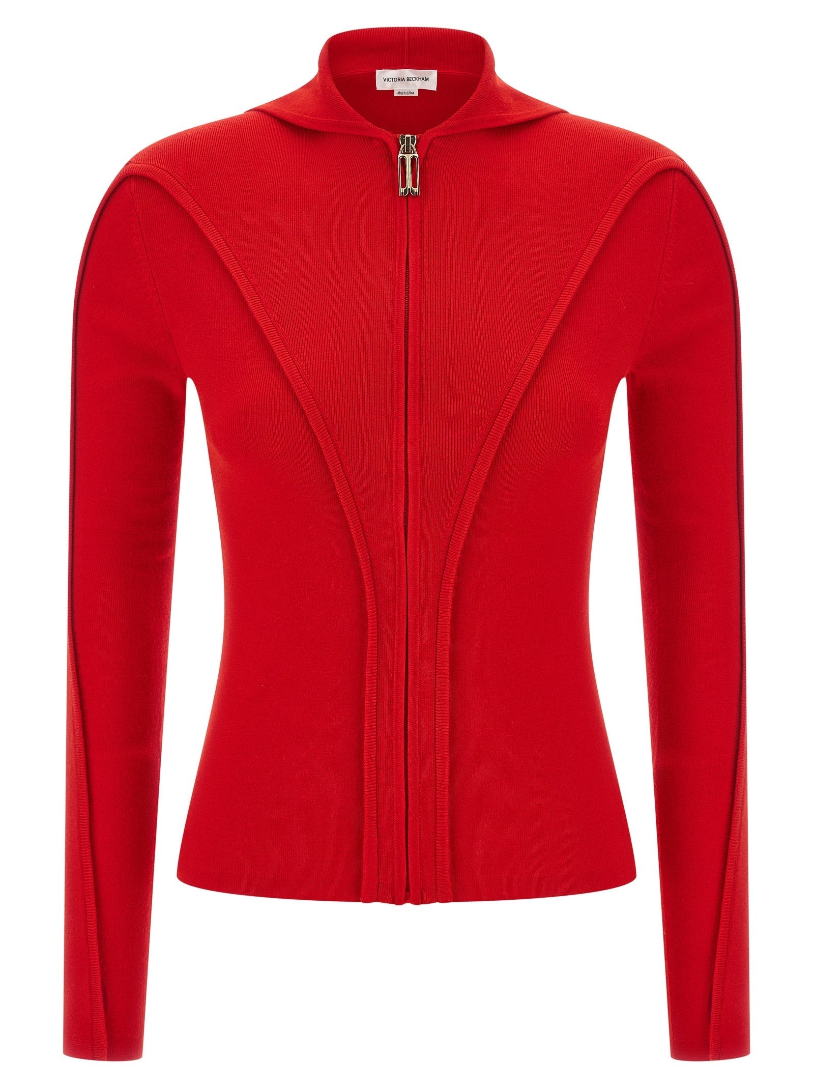 VICTORIA BECKHAM - VICTORIA BECKHAM - Hooded cardigan - Women’s Knitwear