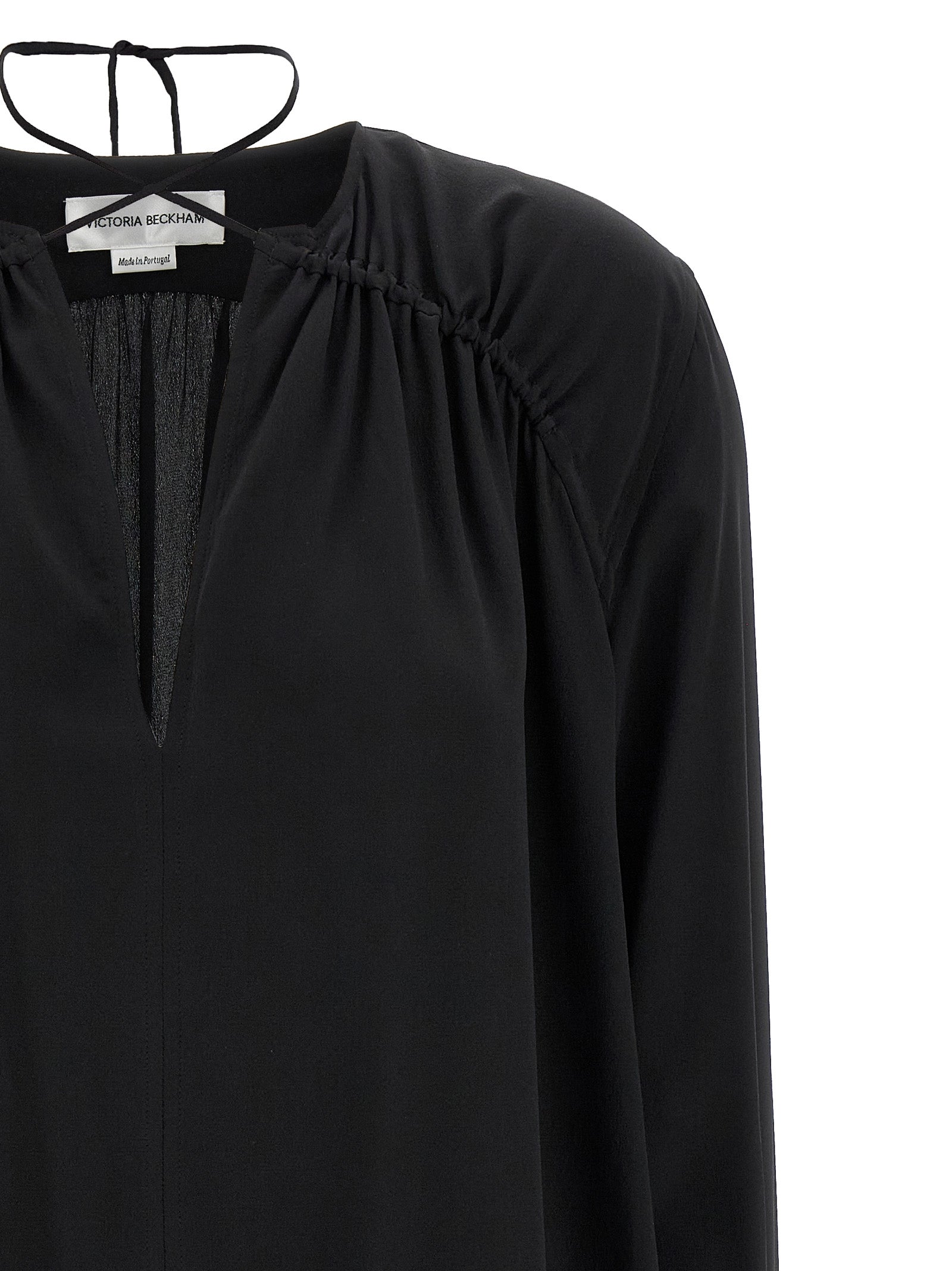 VICTORIA BECKHAM - VICTORIA BECKHAM - ’Gather Detail Tie’ blouse - Women’s Tops
