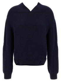 VICTORIA BECKHAM - VICTORIA BECKHAM - ’V-neck Yoke detail’ sweater - Women’s Knitwear