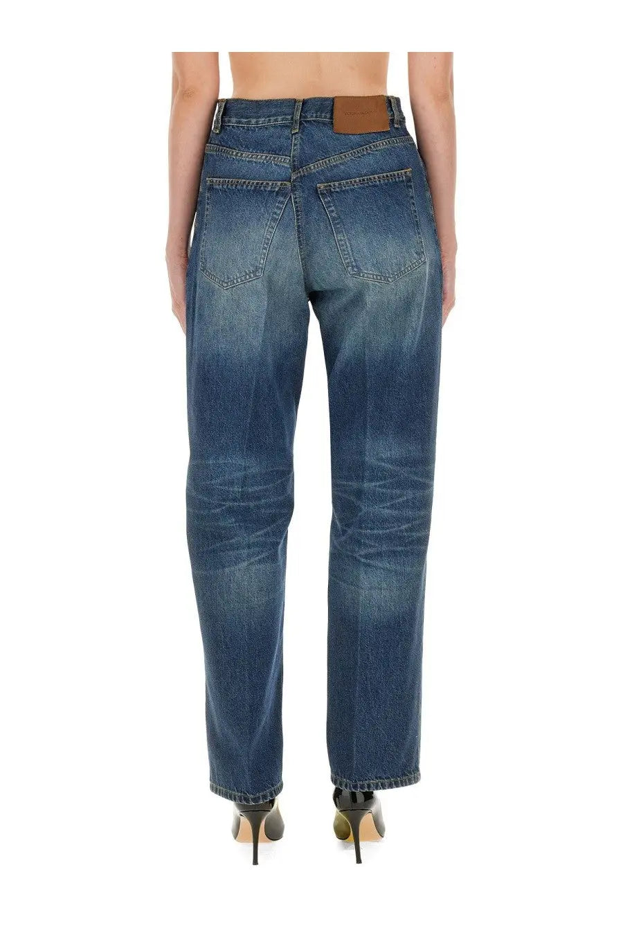 Victoria Beckham Women's Boyfriend Jeans Blue, view 4