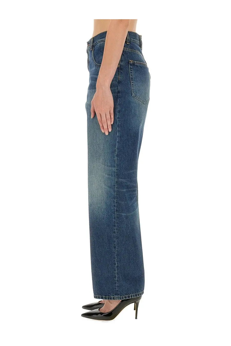 Victoria Beckham Women's Boyfriend Jeans Blue, view 3