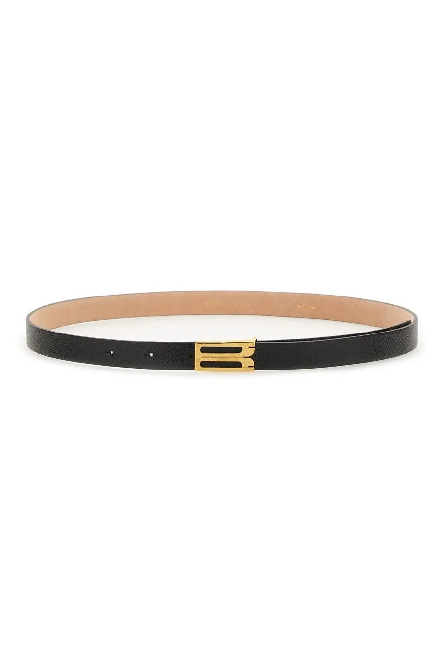 Victoria Beckham Women's Leather Dorian Belt Black