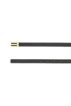 Victoria Beckham Women's Leather Dorian Belt Black, view 2
