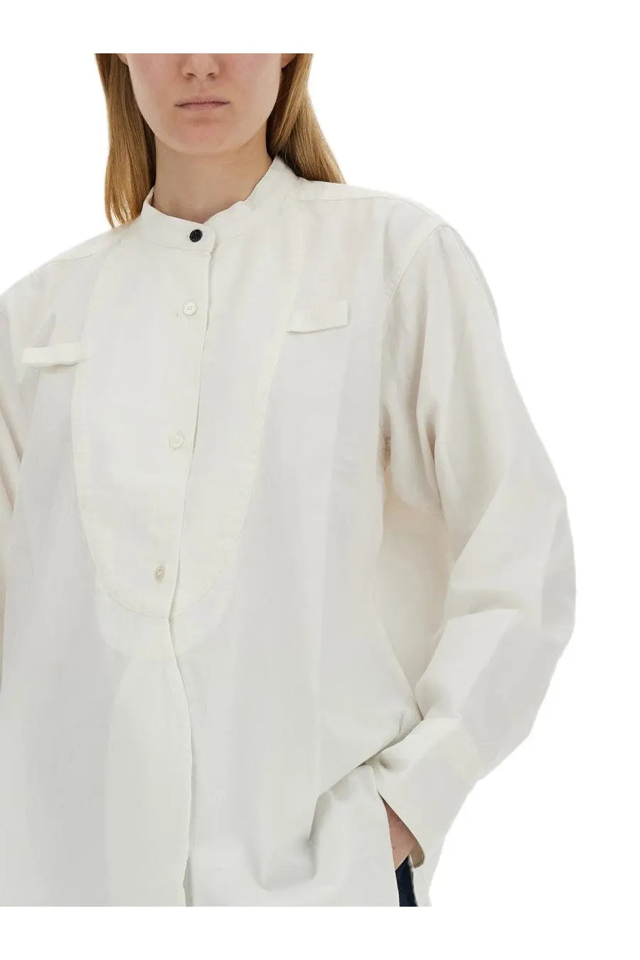 Victoria Beckham Women's Cotton Shirt White, view 4