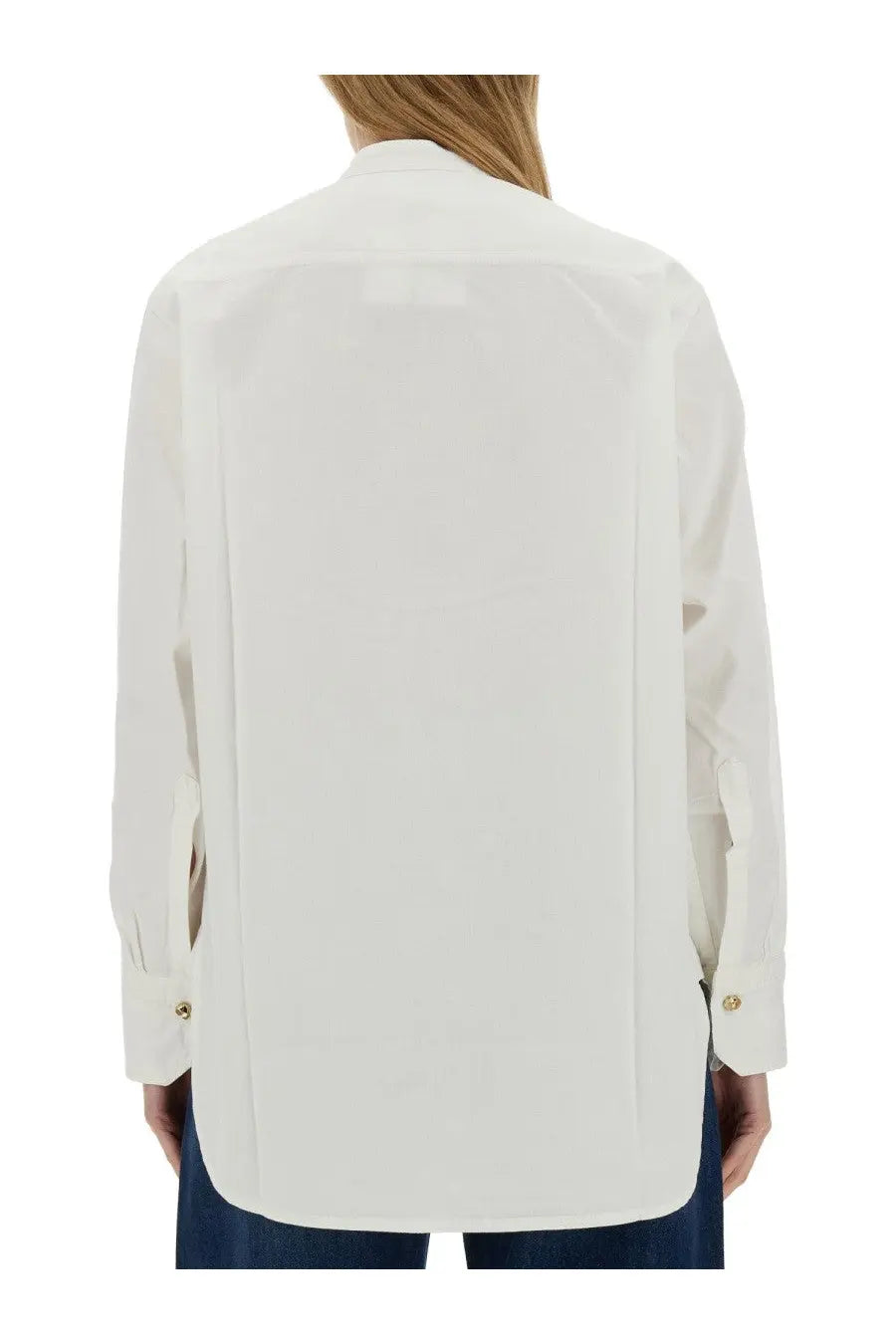 Victoria Beckham Women's Cotton Shirt White, view 3