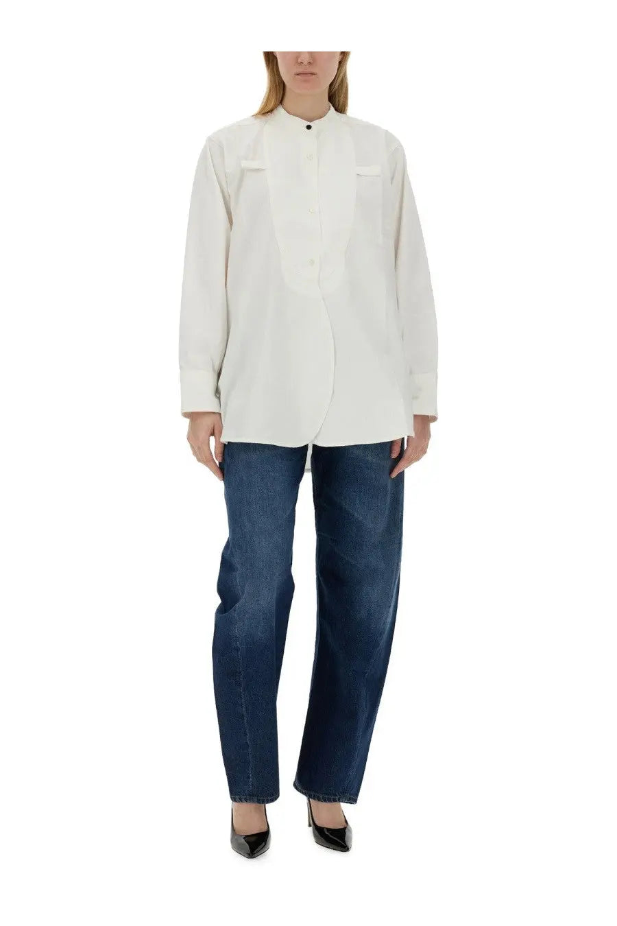 Victoria Beckham Women's Cotton Shirt White, view 2