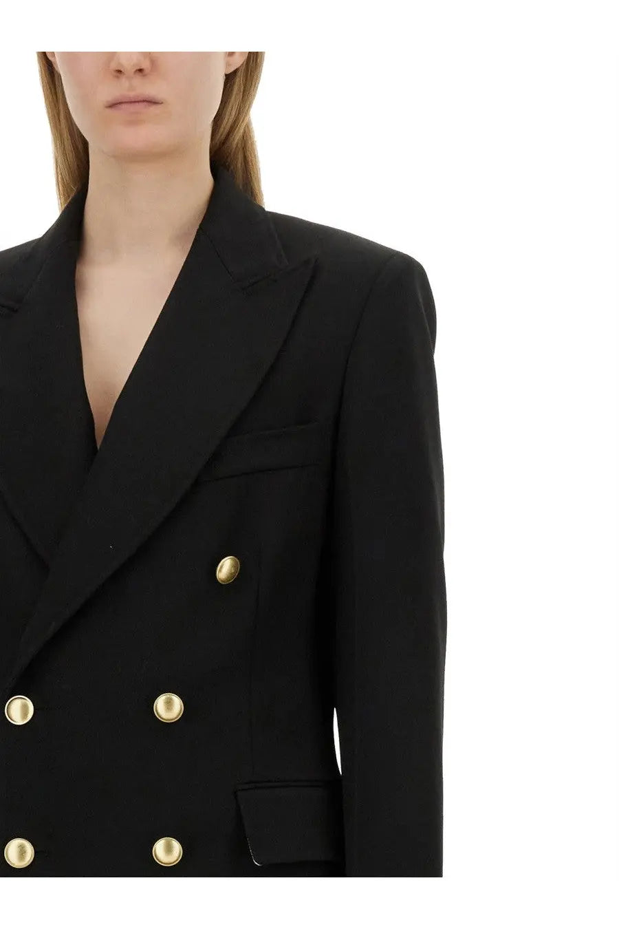Victoria Beckham Women's Double Breasted Jacket Black, view 4