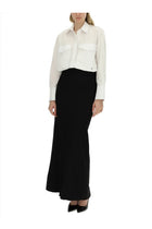 Victoria Beckham Women's Oversize Pocket Shirt White, view 2