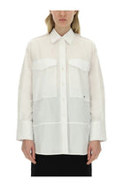 Victoria Beckham Women's Oversize Pocket Shirt White