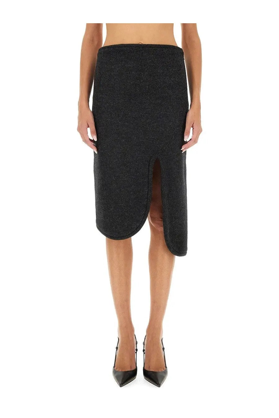 Victoria Beckham Women's Padded Skirt Grey