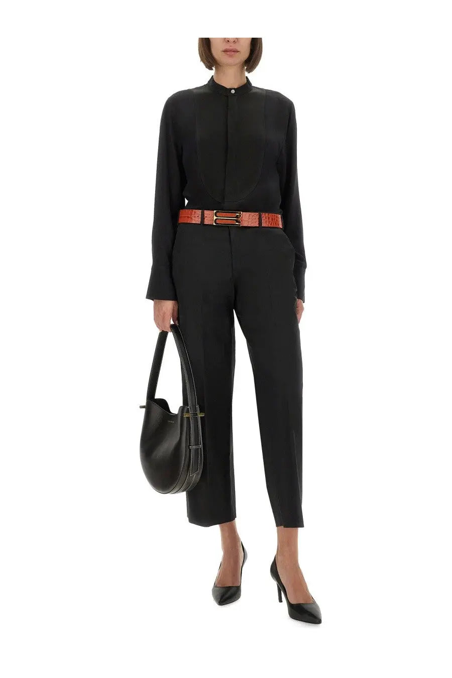 Victoria Beckham Women's Silk Shirt Black, view 2