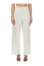 Victoria Beckham Women's Wide Leg Pants White