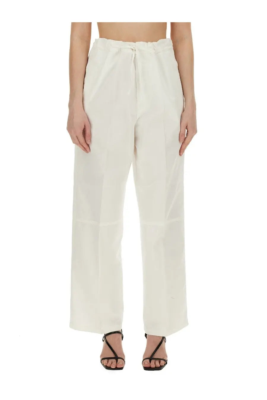 Victoria Beckham Women's Wide Leg Pants White