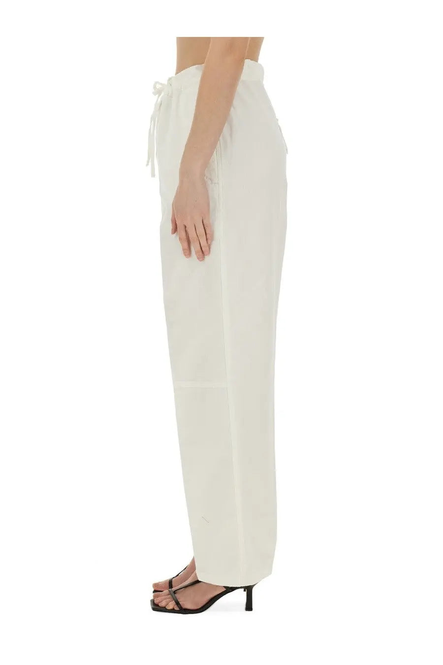 Victoria Beckham Women's Wide Leg Pants White, view 4