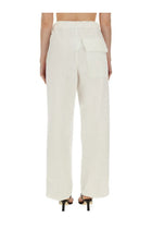 Victoria Beckham Women's Wide Leg Pants White, view 3