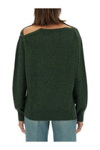 Victoria Beckham Women's Wool Jersey Green, view 3