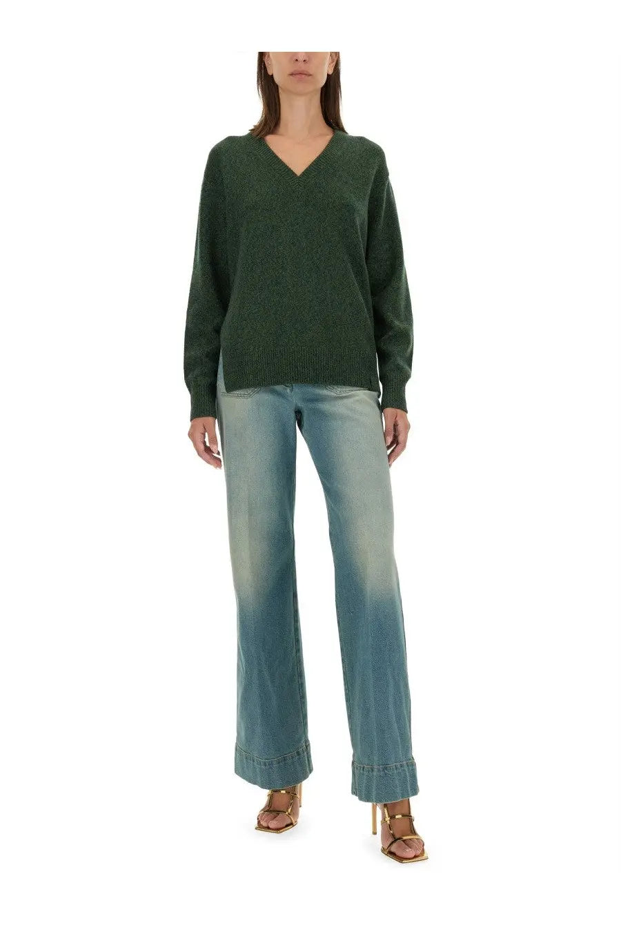 Victoria Beckham Women's Wool Jersey Green, view 2