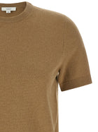 Vince Beige Wool and Cashmere Sweater Beige, view 3