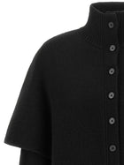 Vince Black Cape Cardigan Black, view 3