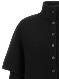 Vince Black Cape Cardigan Black, view 3