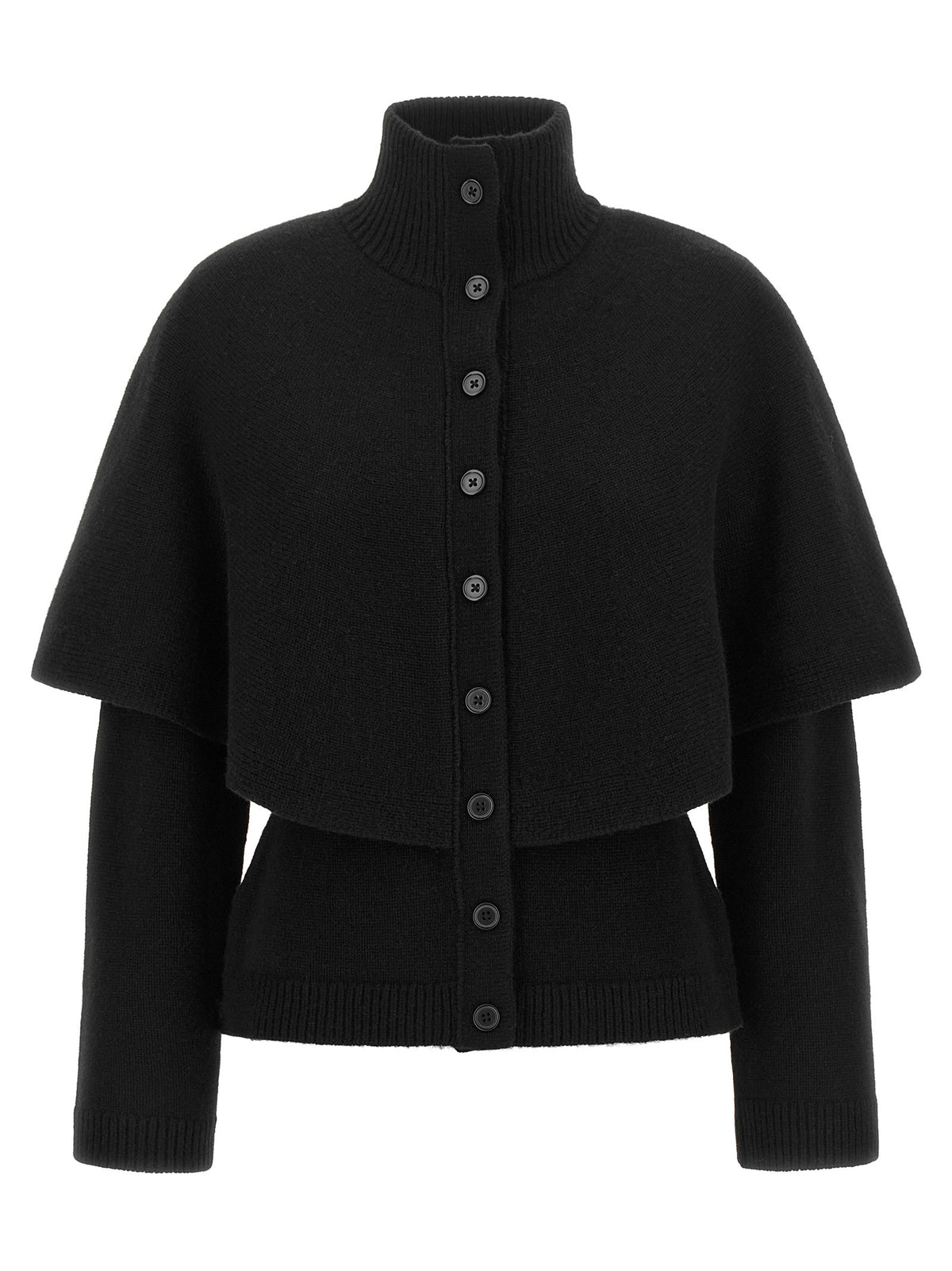 Vince Black Cape Cardigan Black