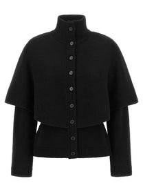 Vince Black Cape Cardigan Black