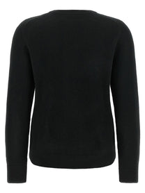Vince Black Cashmere Crew Neck Sweater Black, view 2